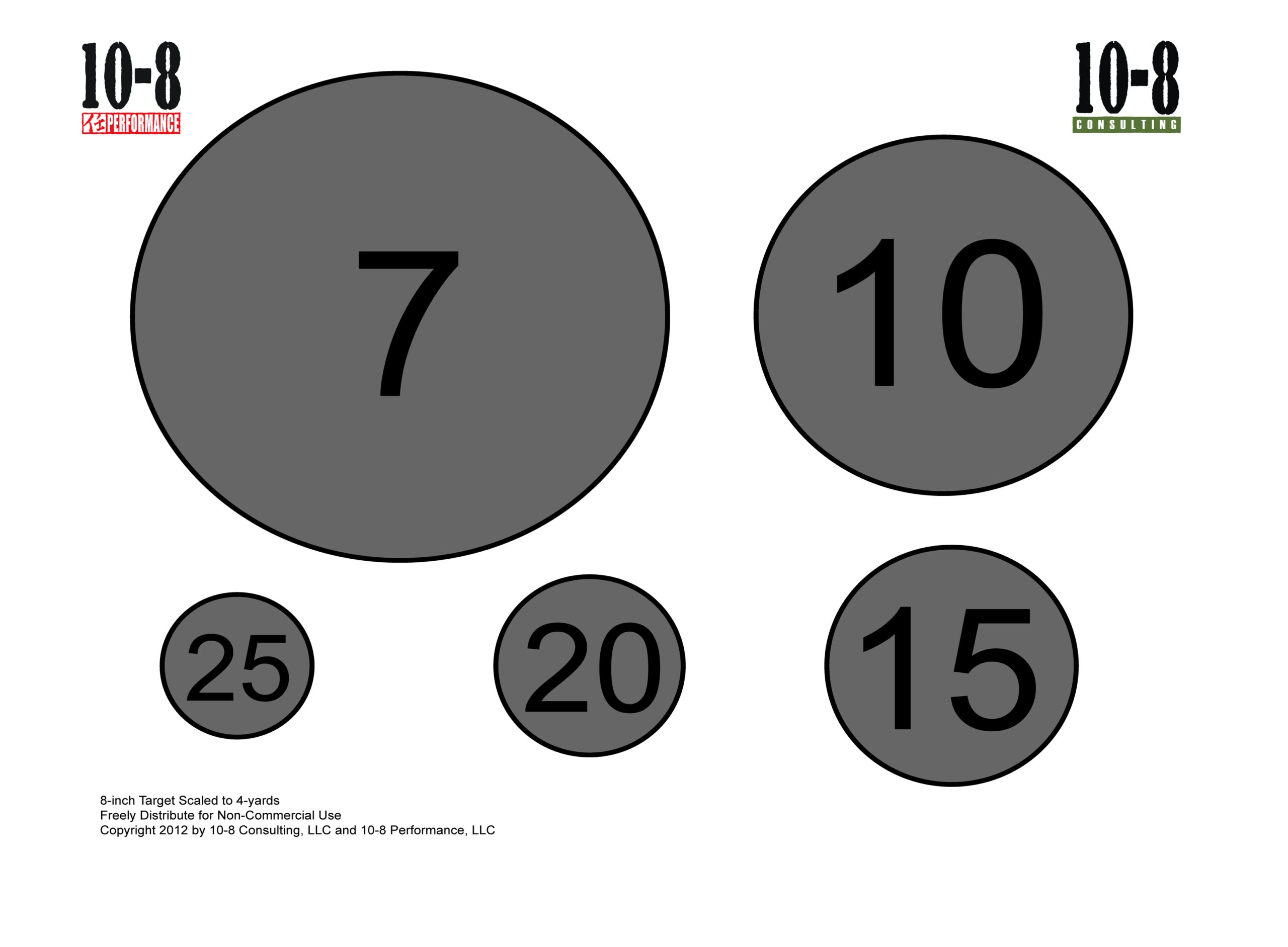 printable dry fire targets