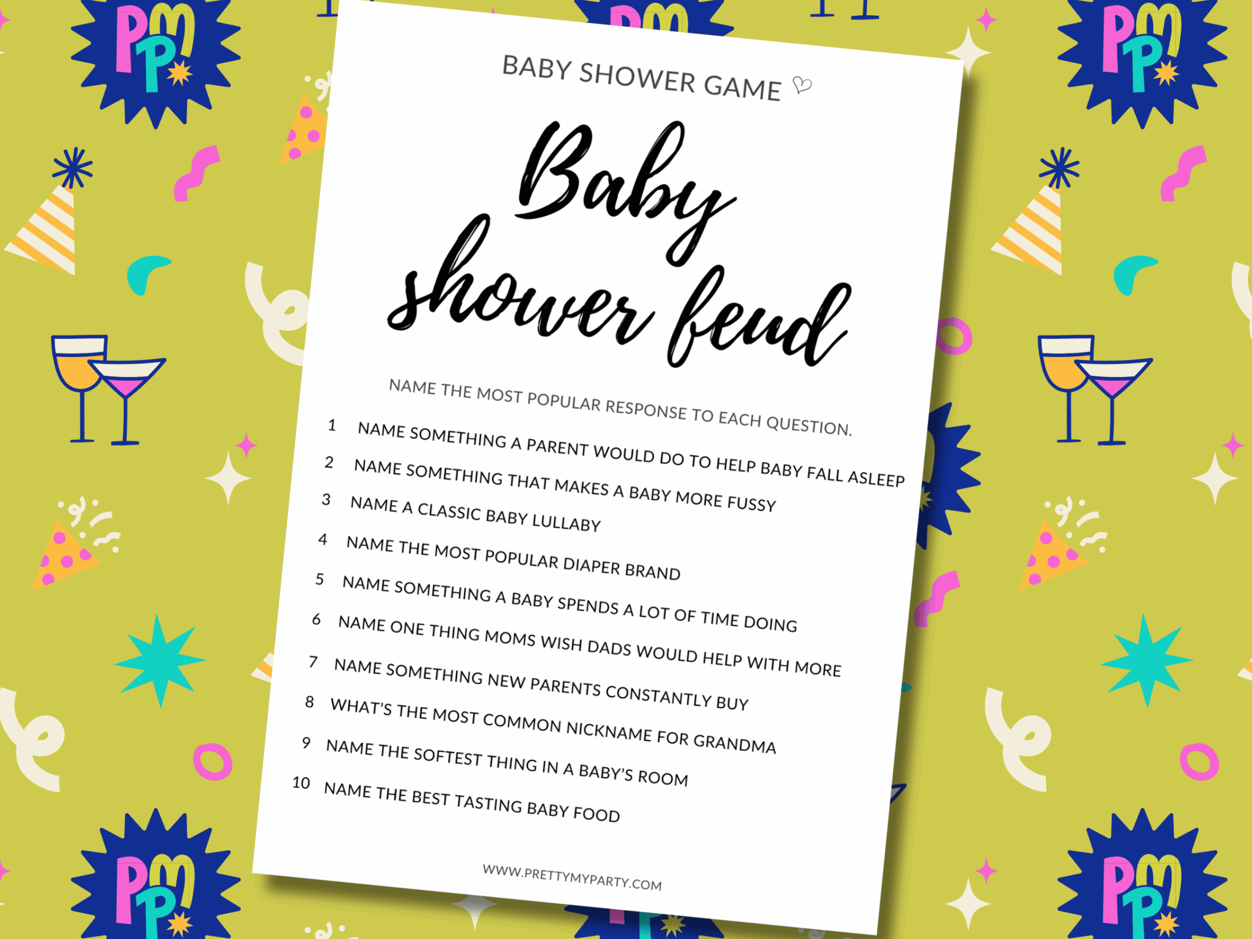 10 Free Printable Baby Shower Games You Can Print And Play Pretty My Party