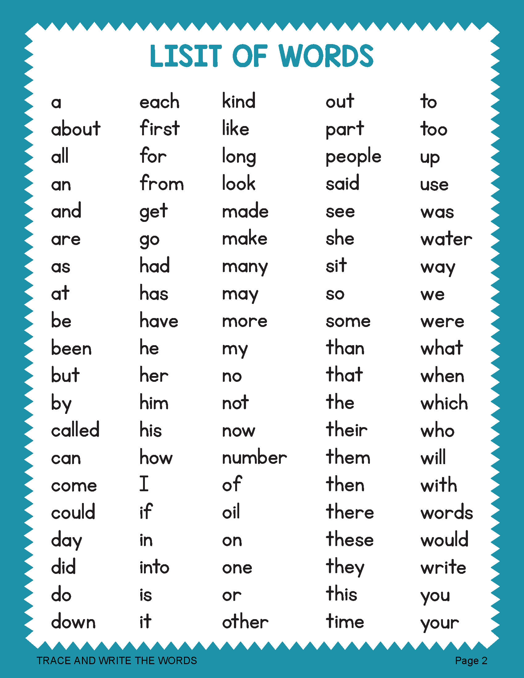 100 Sight Words Reading Writing And Tracing Worksheets Pre K K 1st Made By Teachers 100 Sight Words Reading Writing And Tracing Worksheets Pre K K 1st Made By Teachers