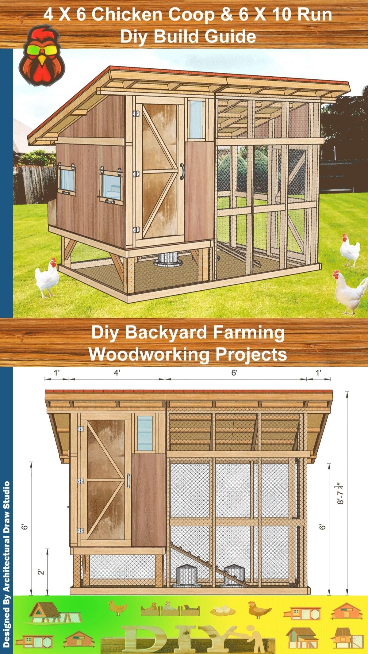 110 Coop Building Plans Ideas Coop Chickens Backyard Building A Chicken Coop