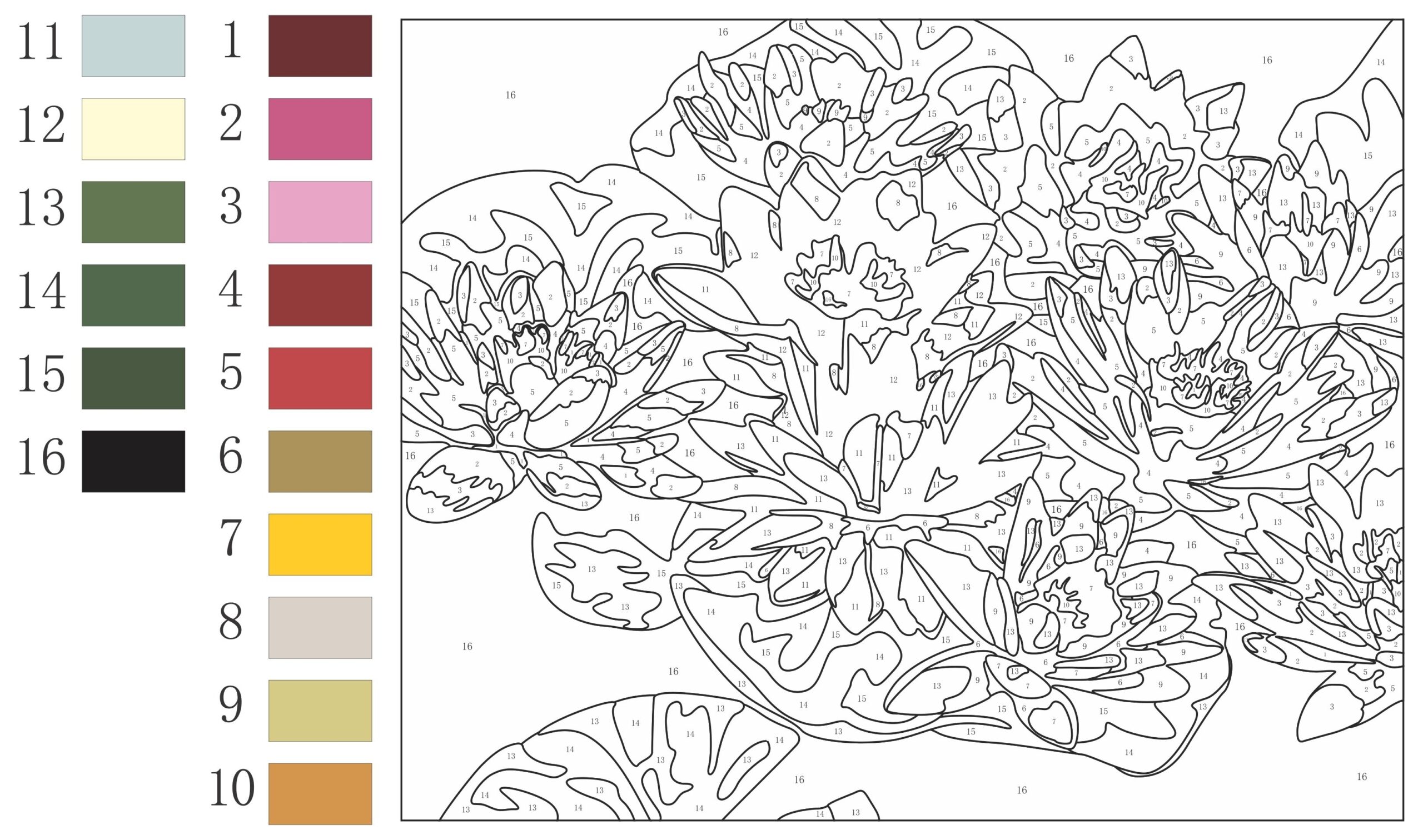 12 300 Drawing Prompts Ideas Adult Color By Number 300 Drawing Prompts Color By Number Printable