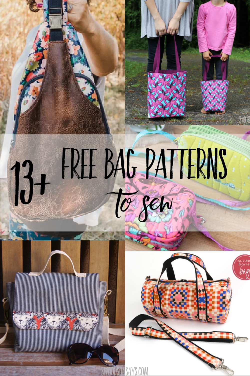 13 Free Bag Patterns To Download And Sew Swoodson Says