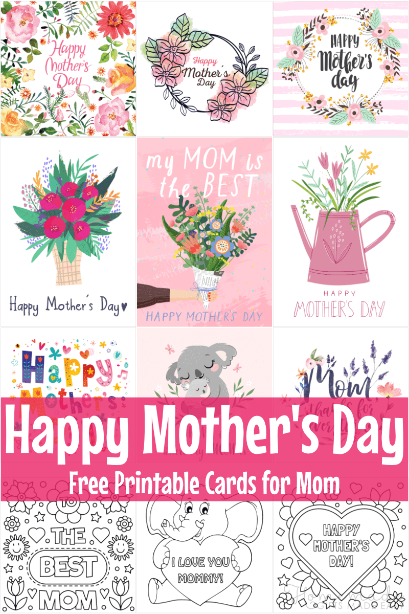 free printable mothers day cards