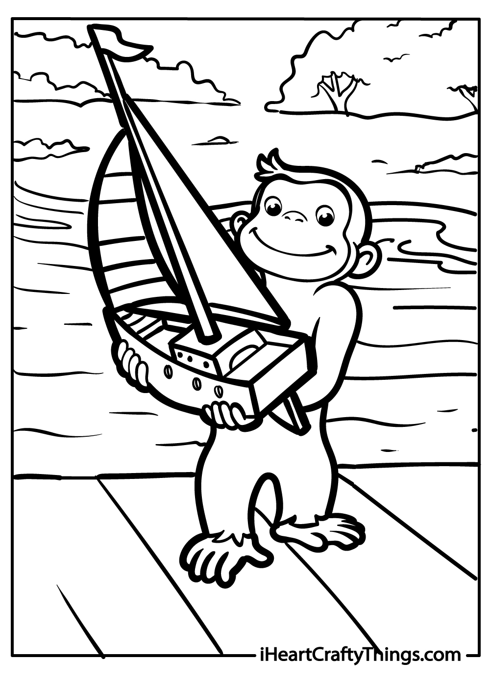15 Curious George Coloring Pages 100 Free Printables 