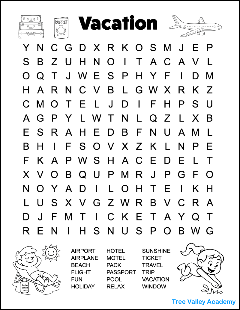150 Word Puzzles For Kids Tree Valley Academy 150 Word Puzzles For Kids Tree Valley Academy