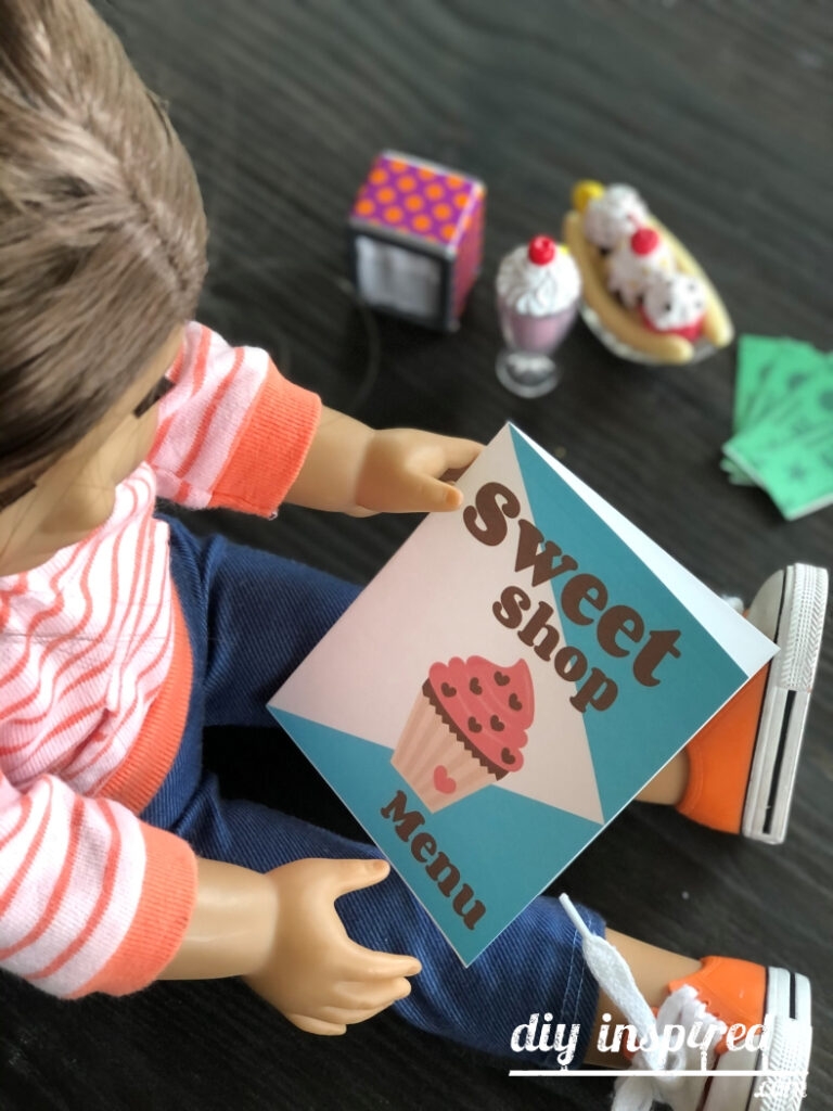 18 Inch Doll Restaurant Printables DIY Inspired