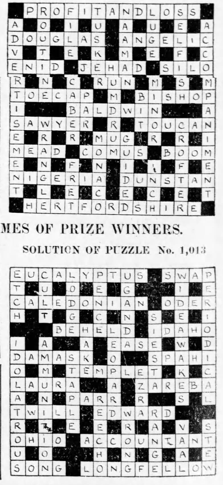 eugene sheffer crossword puzzle printable