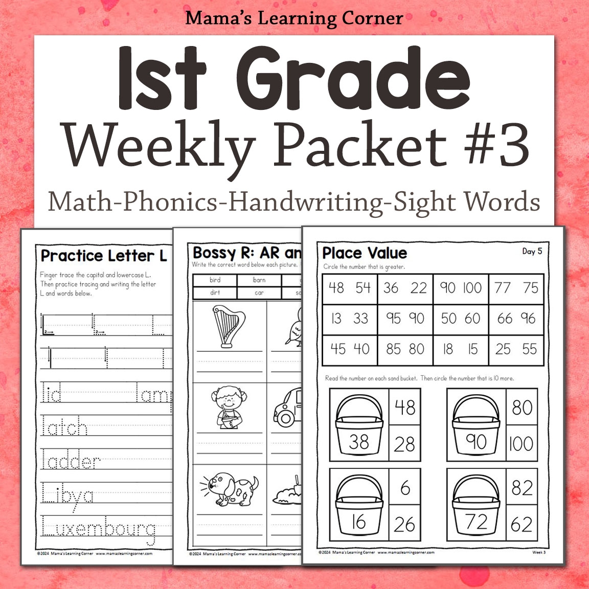 free printable worksheets for 1st grade