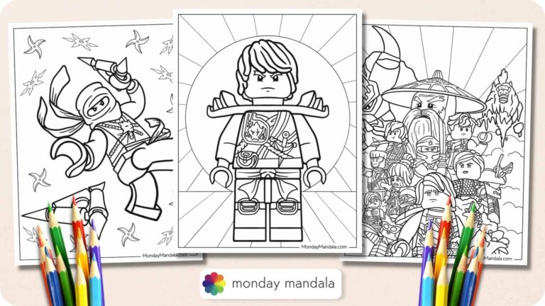 20 Lego Ninjago Coloring Pages Free PDF Printables 