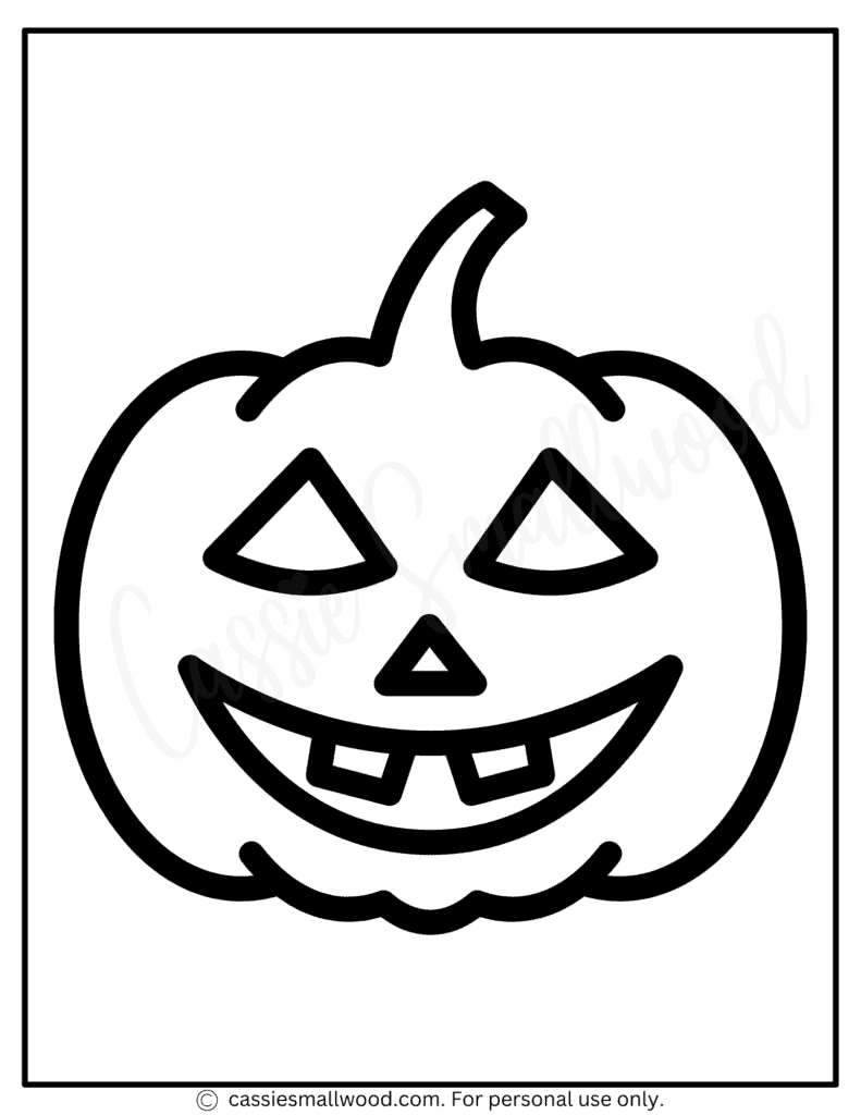 jack o lantern stencil printable