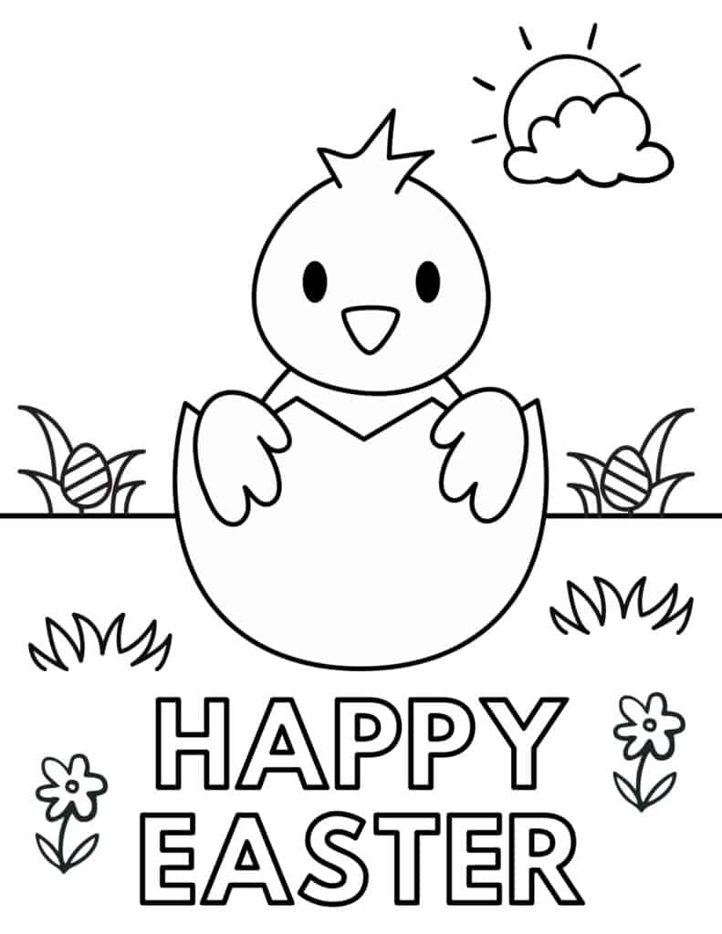 25 Free Printable Easter Coloring Pages For Kids Prudent Penny Pincher