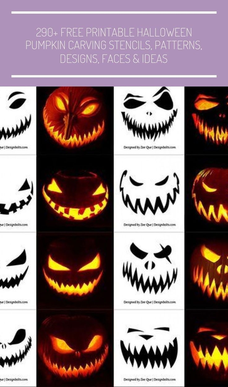 pumpkin carving patterns free printable