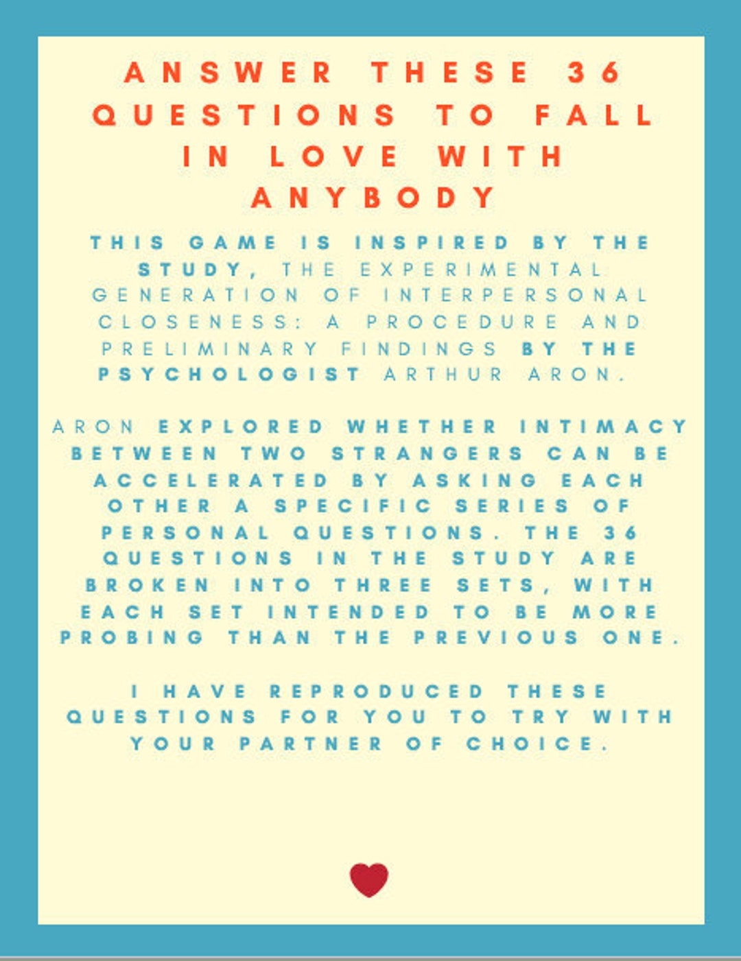 36 Questions To Fall In Love With Anybody Quiz Printable INSTANT DOWNLOAD Romance Boyfriend Girlfriend Date Party Game Gift Psychology Etsy 36 Questions To Fall In Love With Anybody Quiz Printable INSTANT DOWNLOAD Romance Boyfriend Girlfriend Date Party Game Gift Psychology Etsy