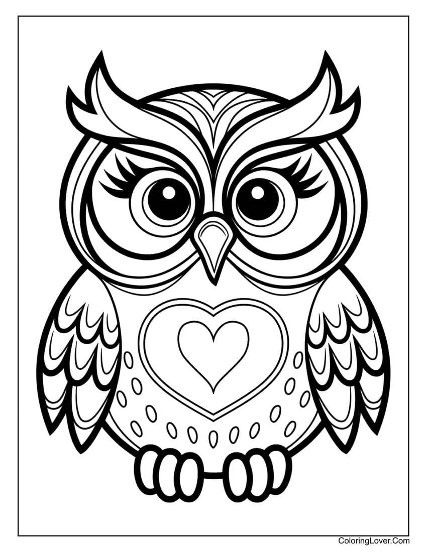 39 Owl Coloring Pages Free Printables For All Ages 