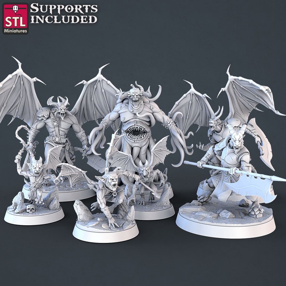 3d printable d&d miniatures