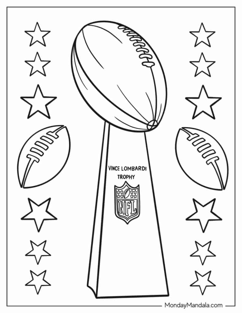 42 Football Coloring Pages Free PDF Printables 