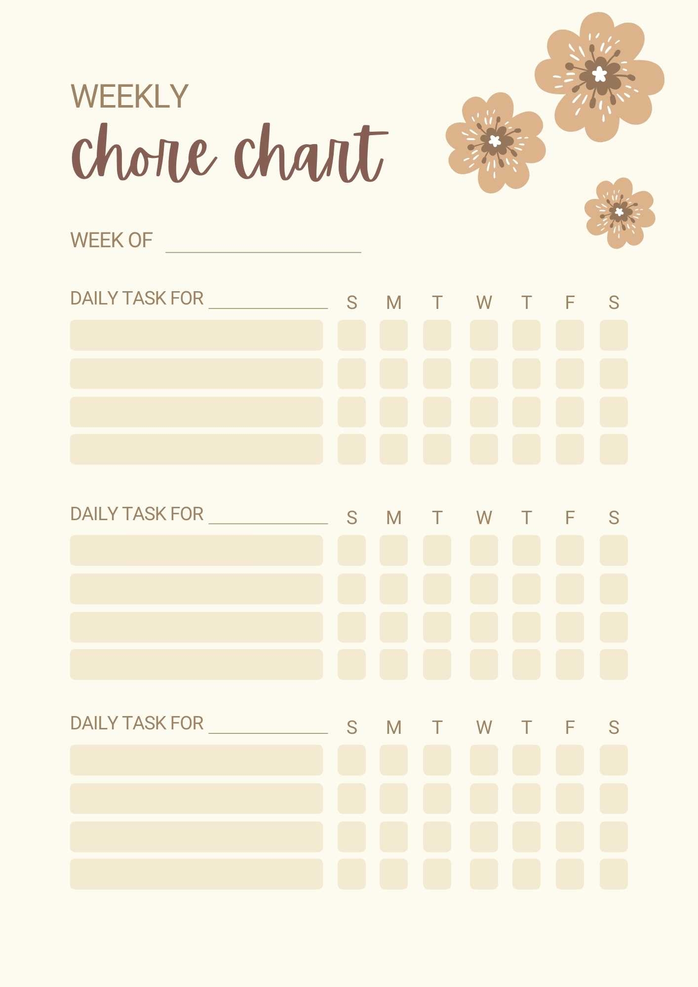 5 Best Chore Chart Templates For Multiple Kids 2025 Milwaukee With Kids