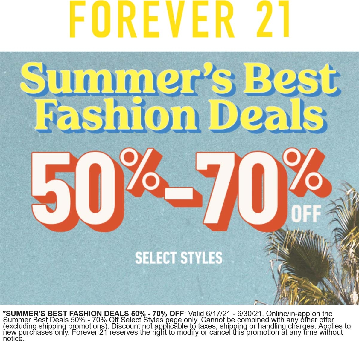 forever 21 printable coupons