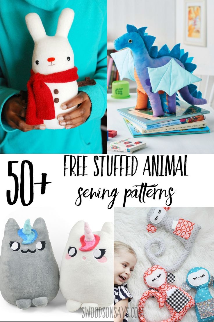 50 Free Printable Stuffed Animal Patterns Swoodson Says