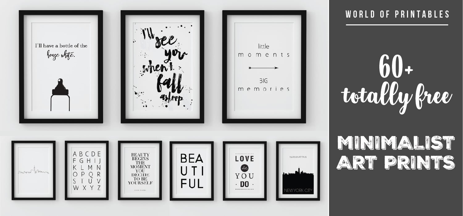 60 Totally Free Minimalist Wall Art Prints World Of Printables