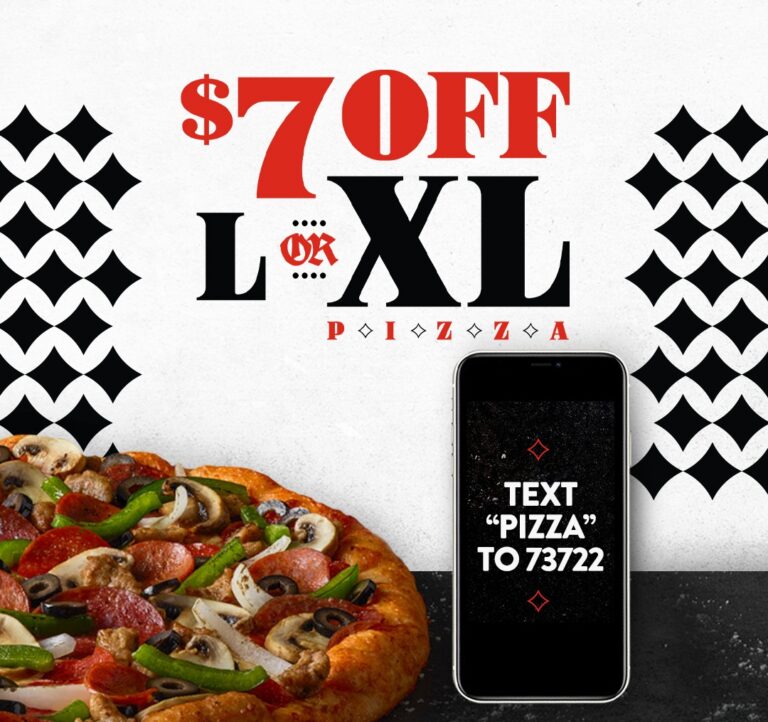  7 Off L Or XL Pizza Round Table Pizza