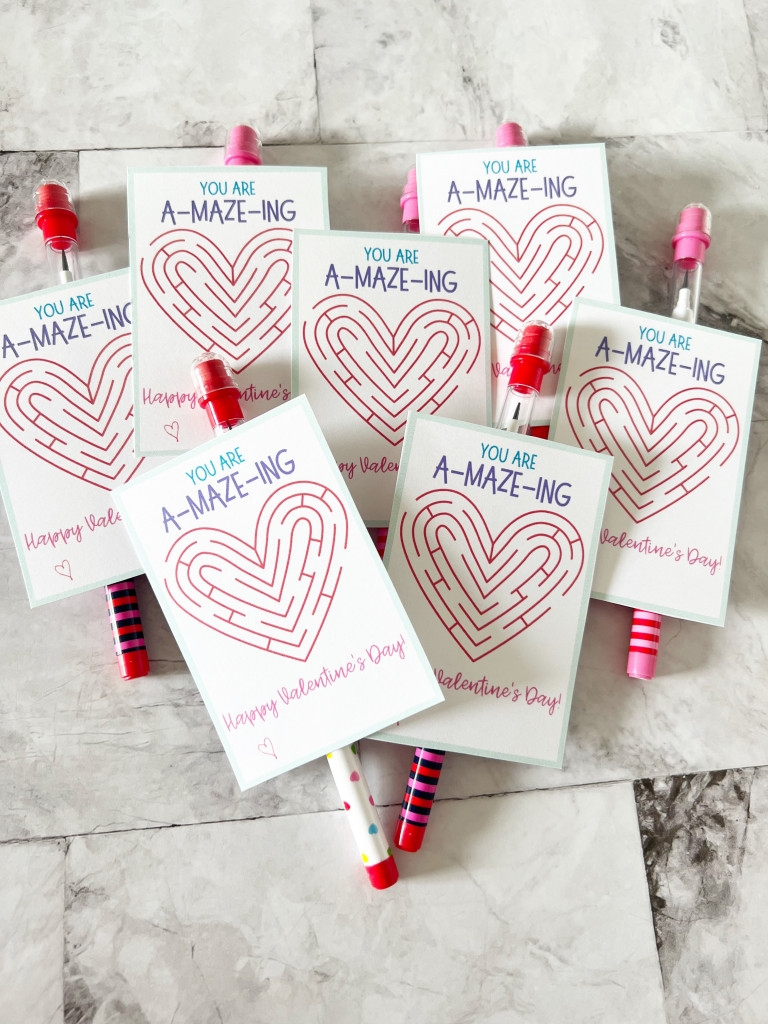 A MAZE ING Valentine Printable Leah With Love