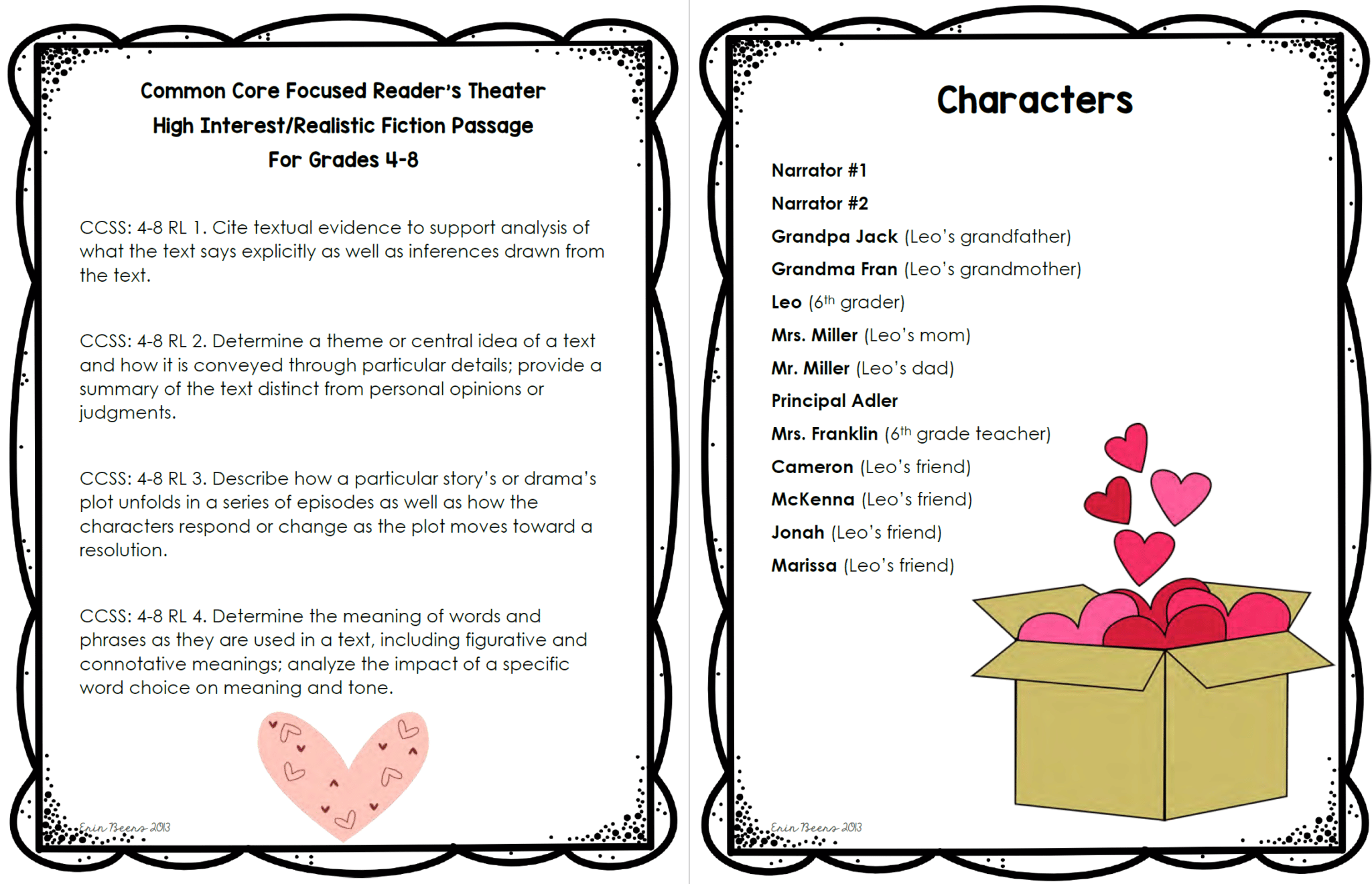 A Valentine s Day Reader s Theater For Middle School