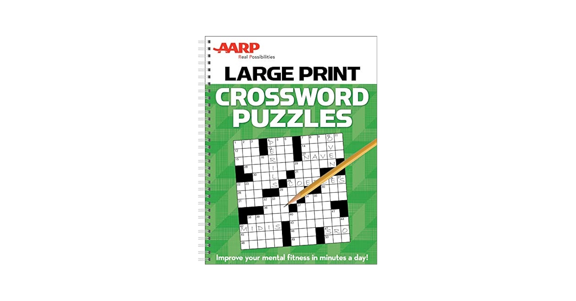 AARP Large Print Crossword Puzzles Publications International Ltd 9781450894364 Amazon Books