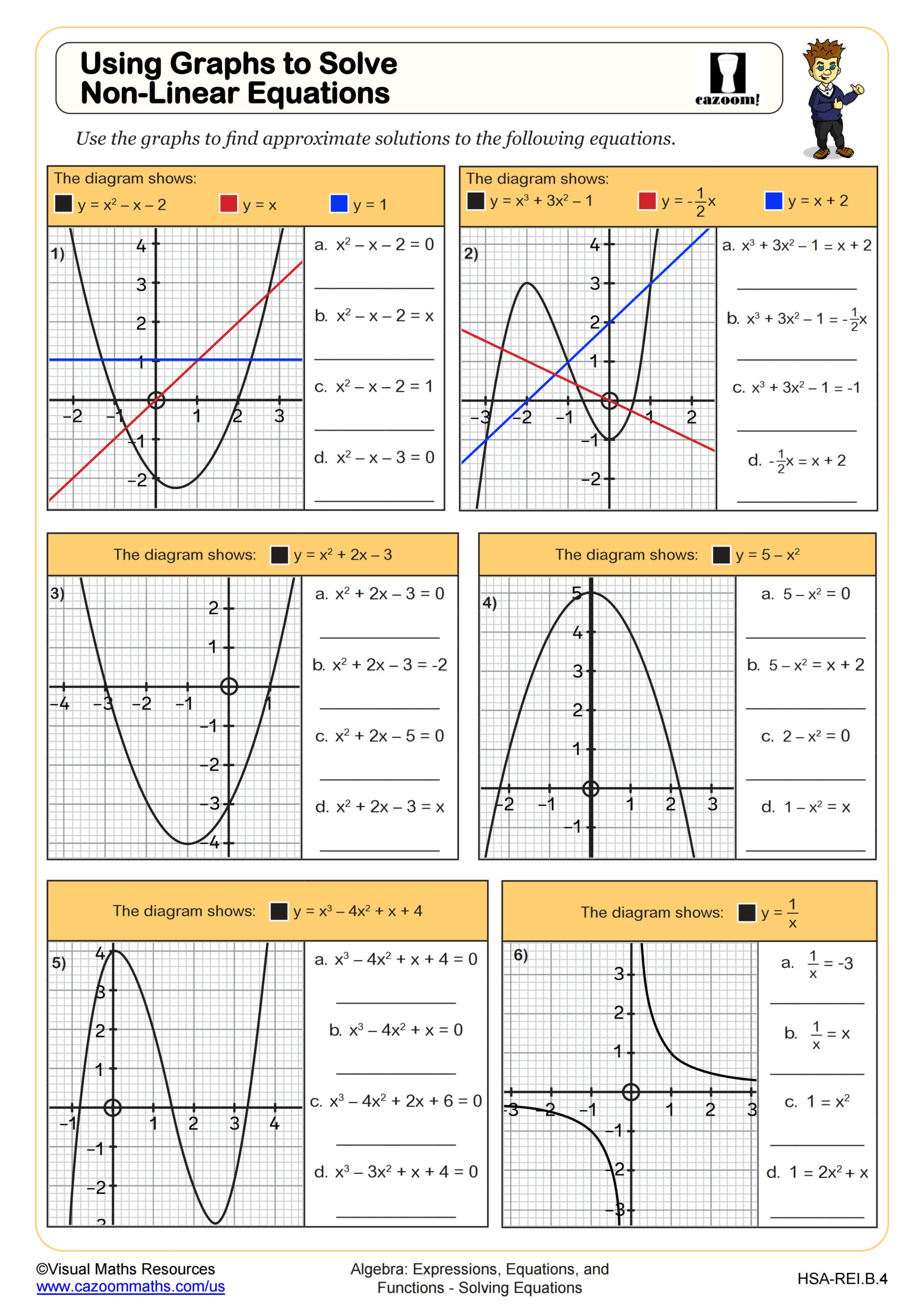 algebra 1 worksheets