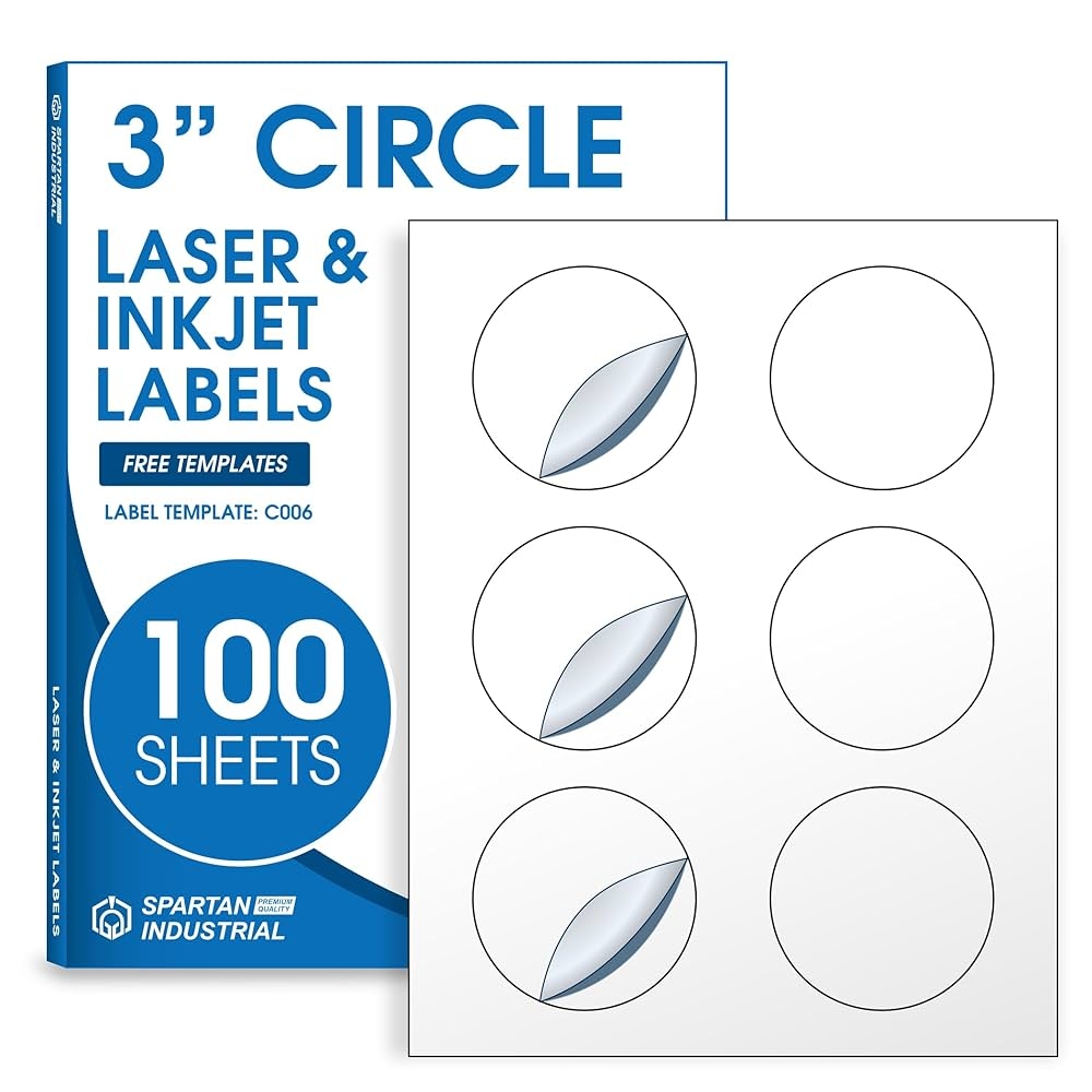 circle sticker printable mailing labels