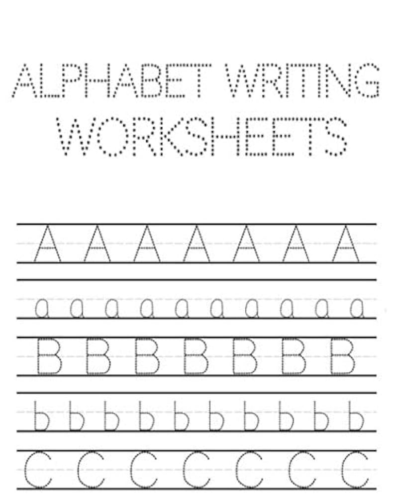 Amazon Alphabet Writing Worksheets ABC Writing Practice Books For Preschool alphabet Writing Practice A To Z Tracing Worksheets 9798636383376 Learning Lina Worksheets Books