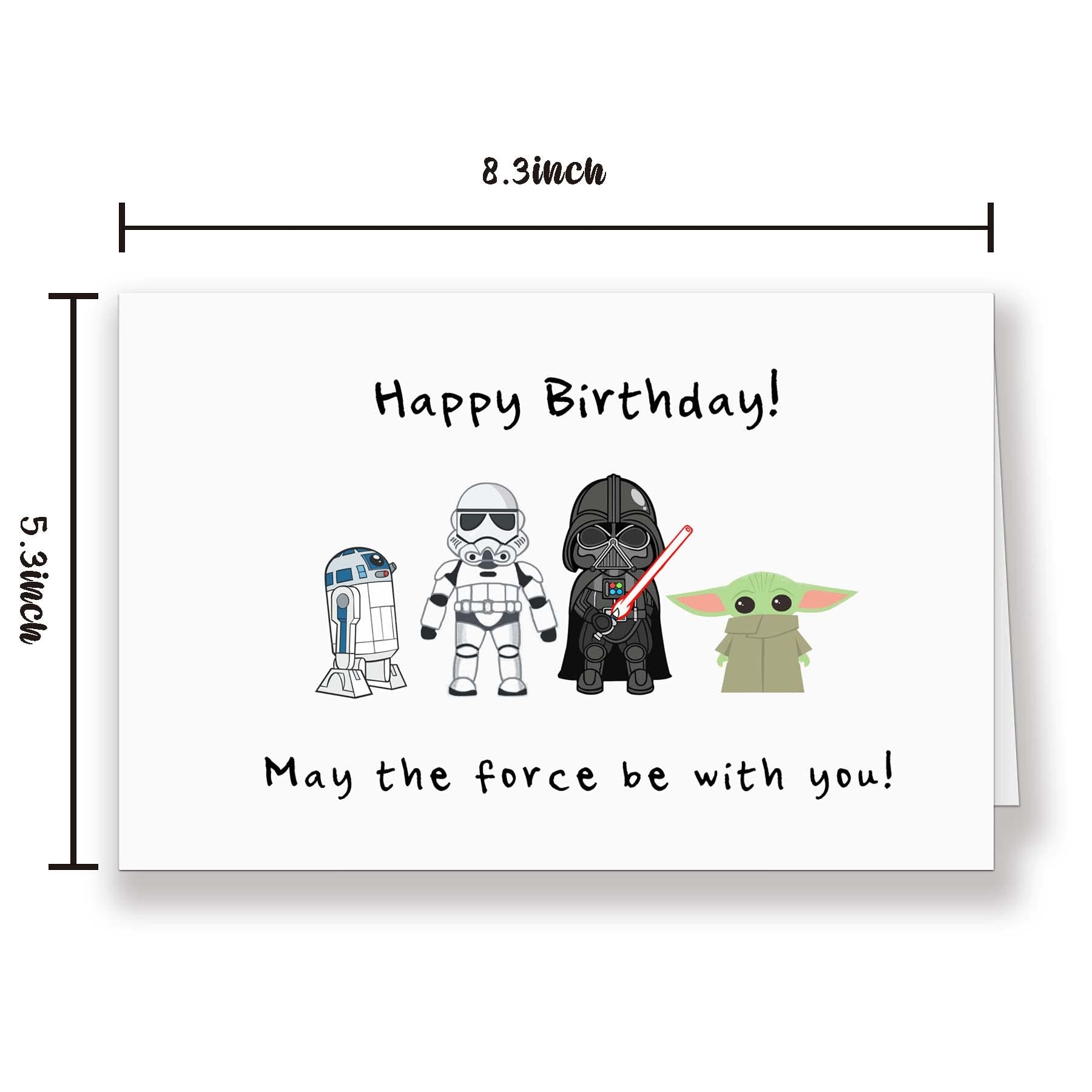 Amazon Lovely Movie Inspired Baby Yoda Birthday Card Cute Team Force Bday Card For Kids Him Her Funny Card Office Products Amazon Lovely Movie Inspired Baby Yoda Birthday Card Cute Team Force Bday Card For Kids Him Her Funny Card Office Products