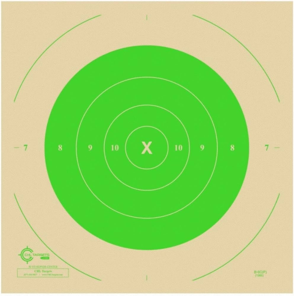 Amazon Official NRA B 6C 50 Yard Slow Fire Precision Pistol Worksheets Library