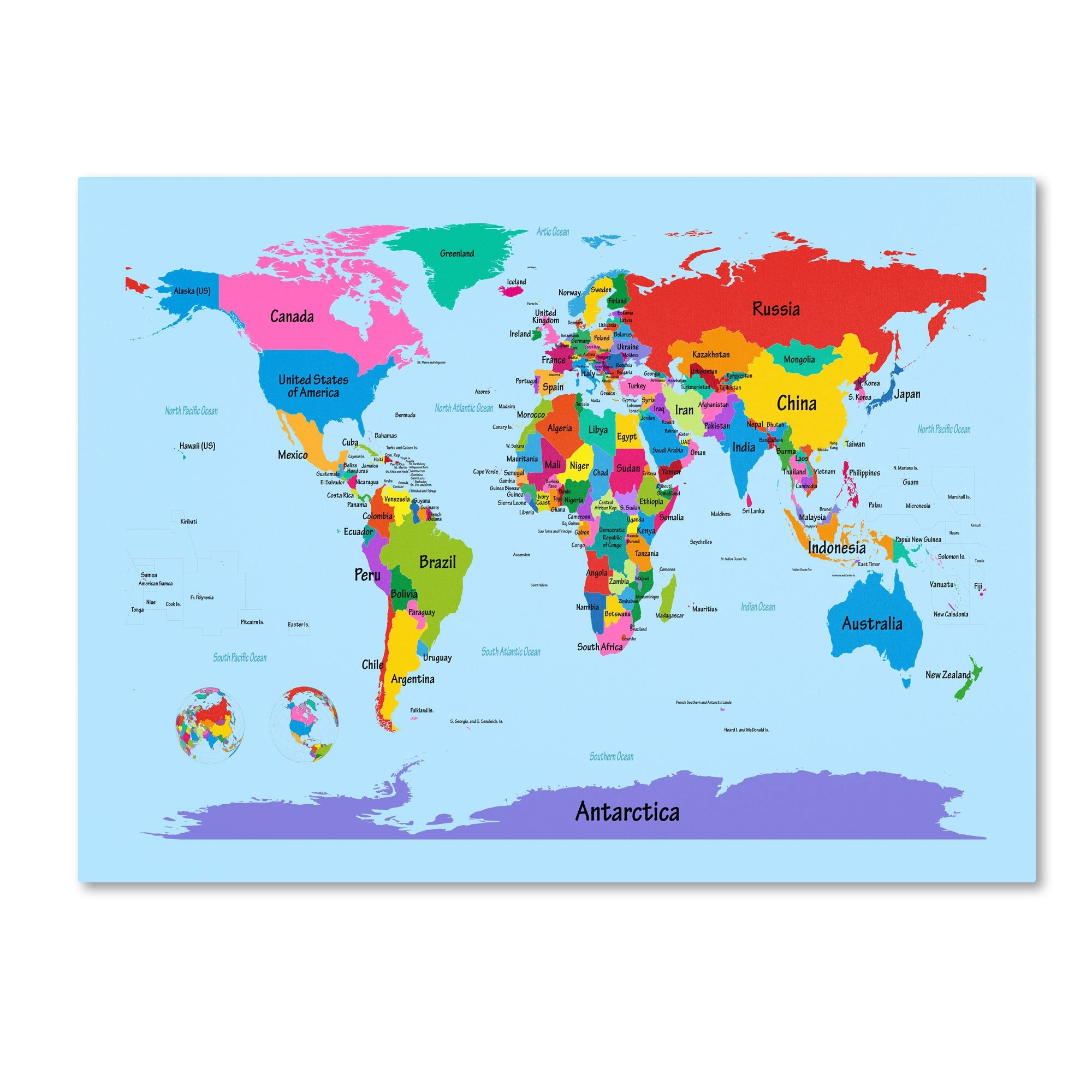 printable world map for kids