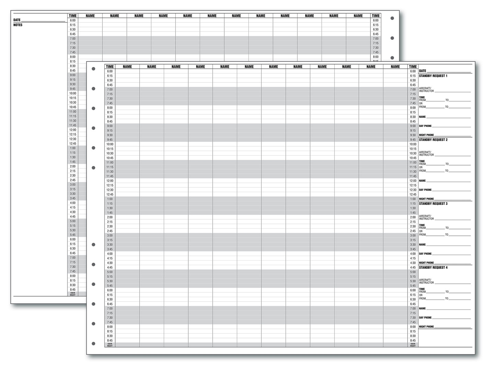ASA Schedule Kit Refill MyPilotStore