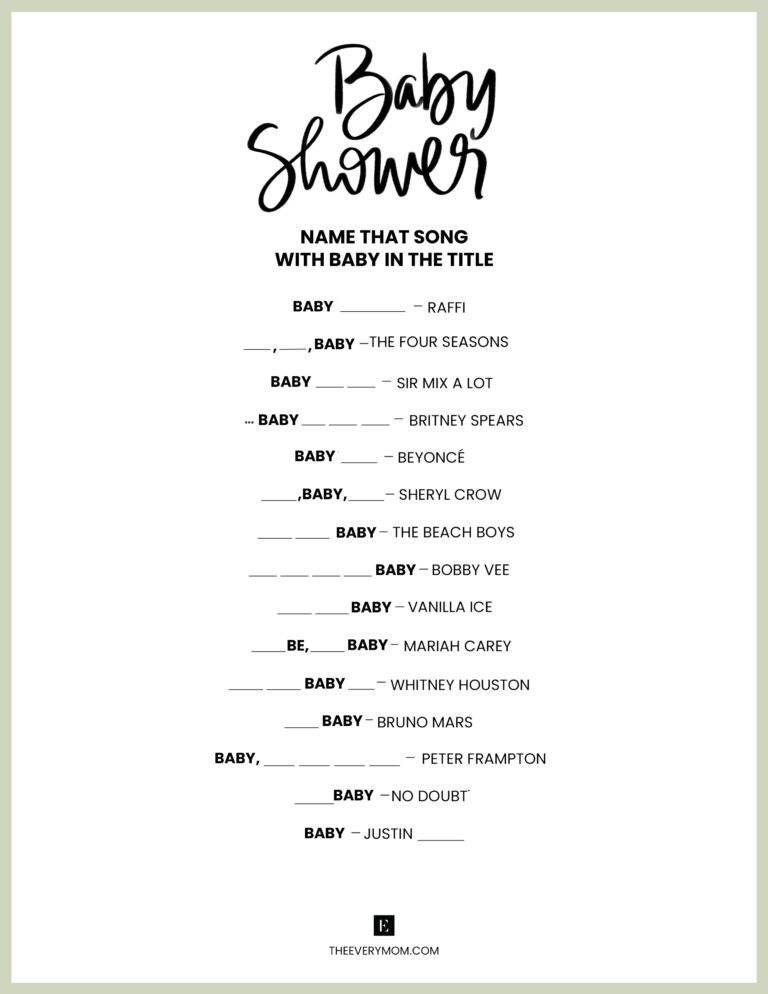 Baby Shower Games 20 Fun And Unique Baby Shower Activities