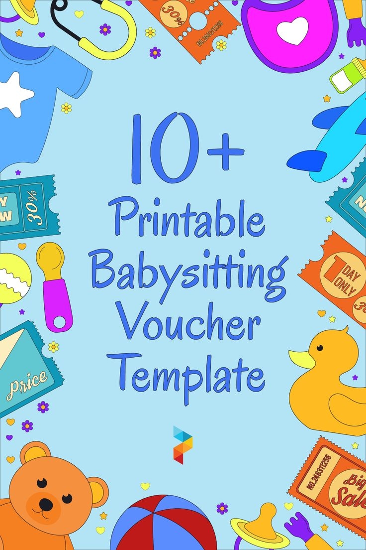 Babysitting Voucher Template 10 Free PDF Printables Printablee