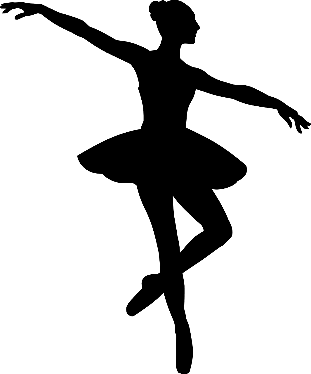 Ballet Dancer Free Vector Silhouettes On Creazilla