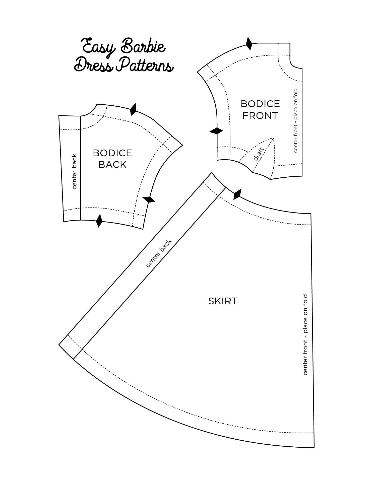 Barbie Clothes Templates 20 Free PDF Printables Printablee Barbie Clothes Templates 20 Free PDF Printables Printablee