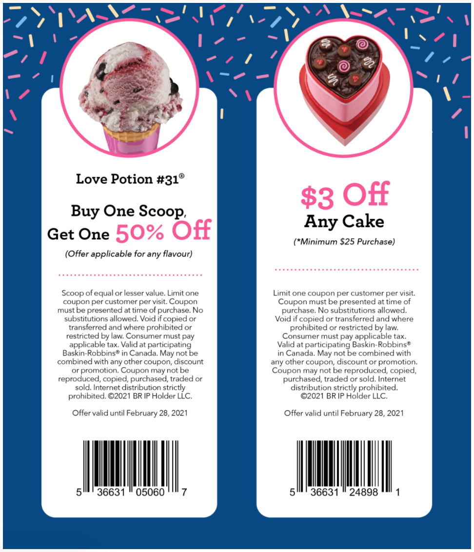 baskin robbins printable coupons
