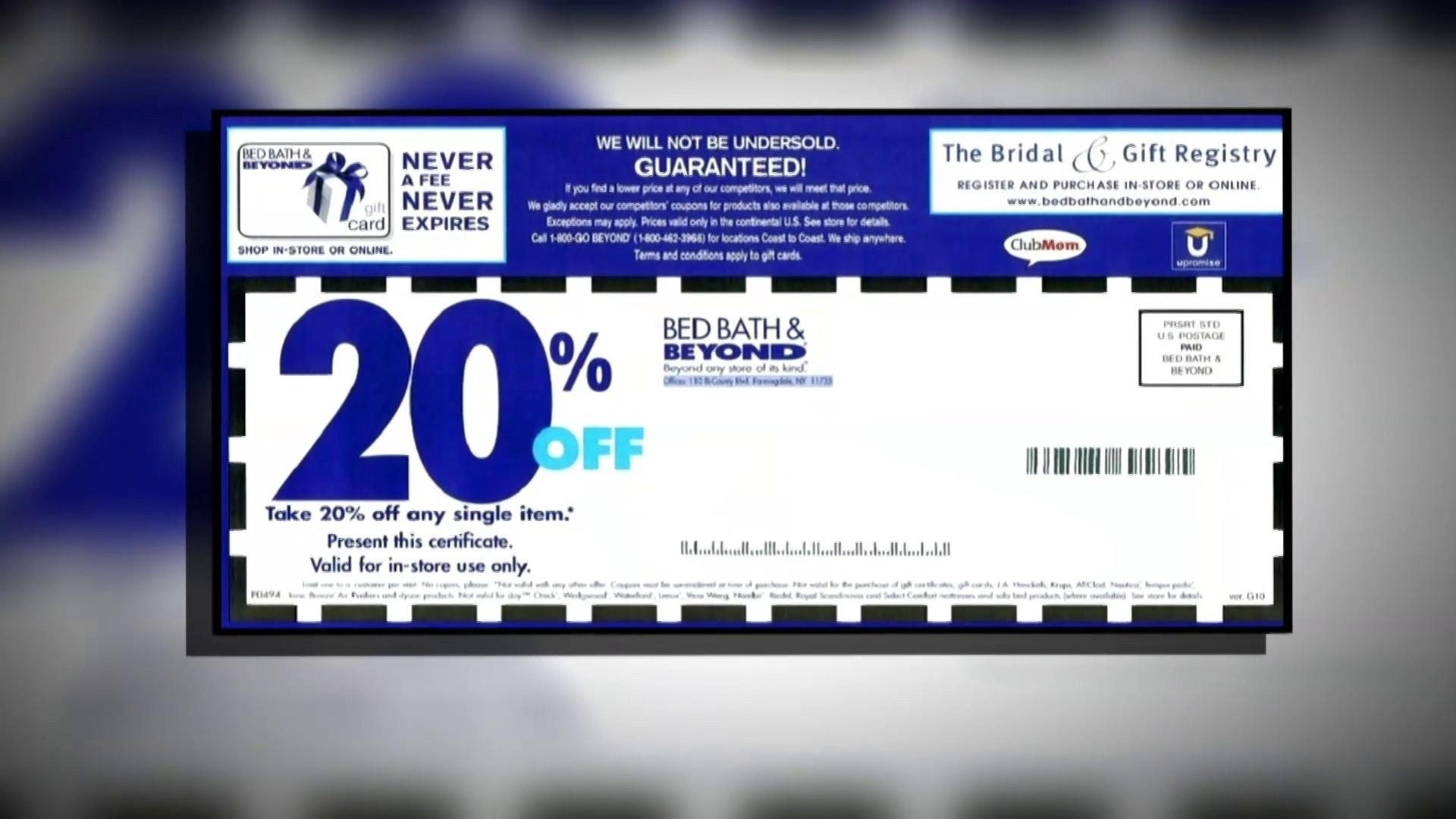 Bed Bath And Beyond Plans To Scale Back Its Familiar Coupons