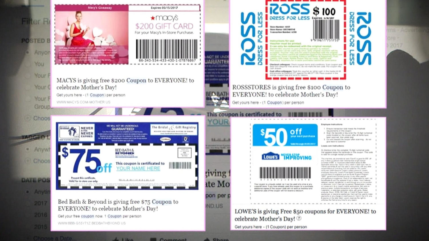 Bed Bath Beyond Warns Consumers About Online Mother s Day Coupon Scams