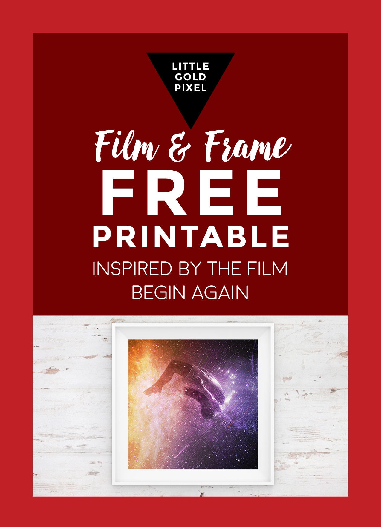 Begin Again Free Printable Little Gold Pixel