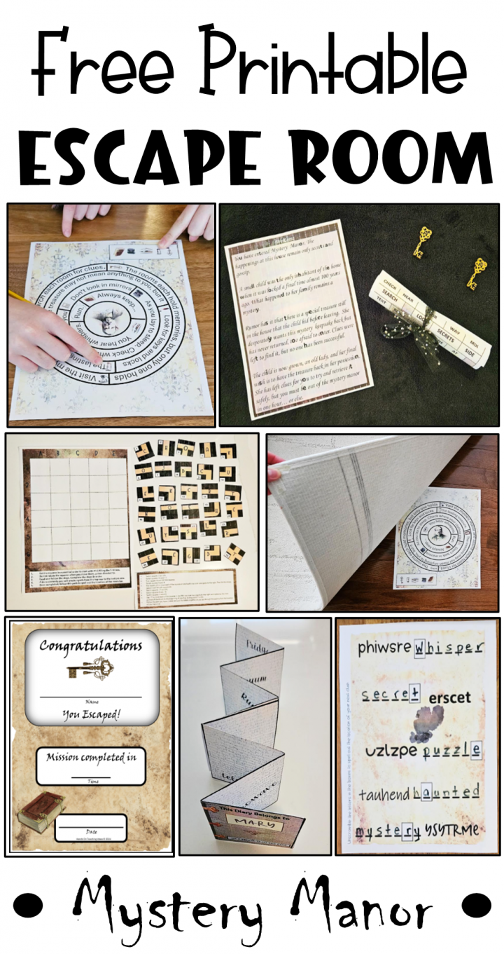 Best Free Escape Room For Kids Printable Game 