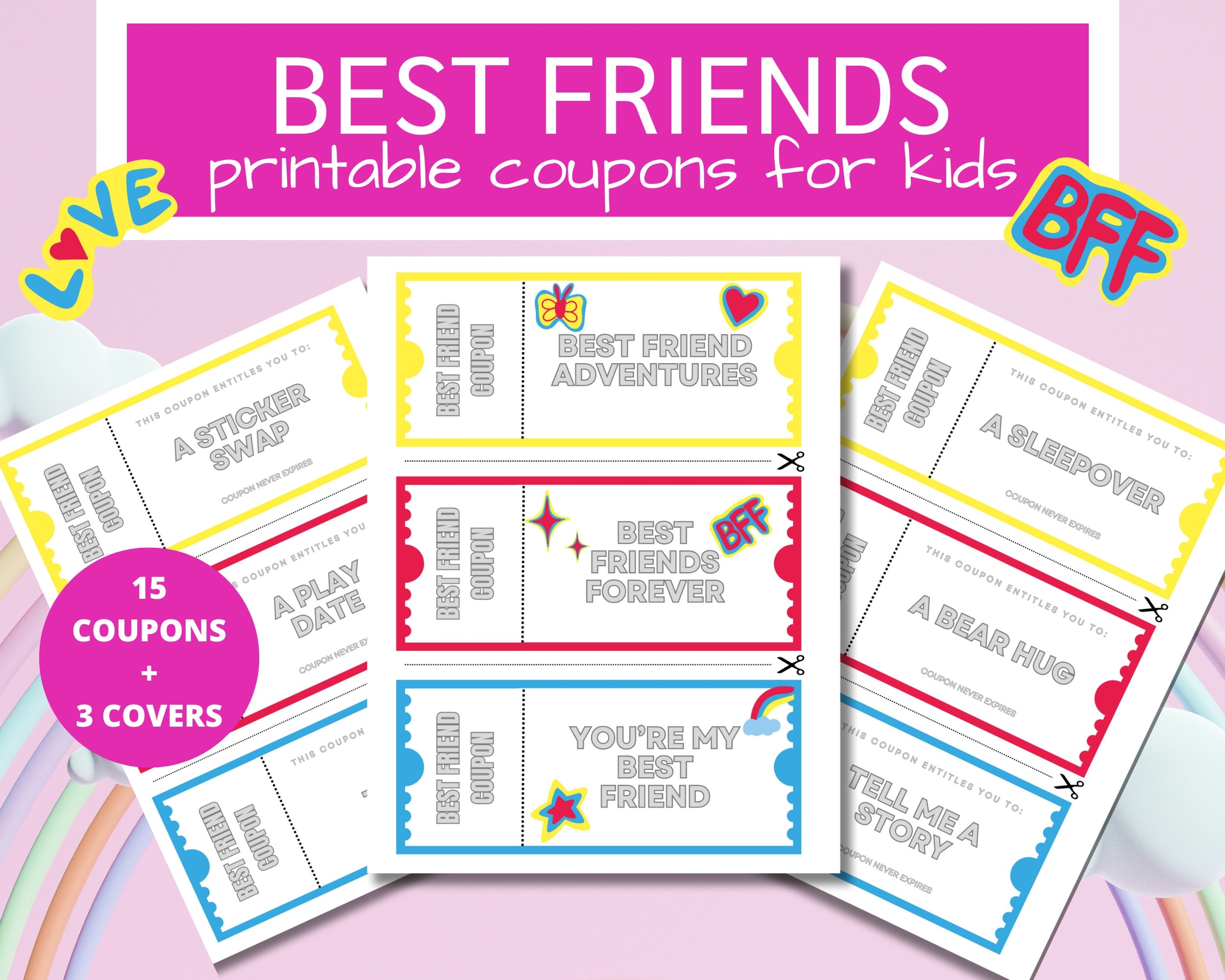 Best Friend Coupon Book Kids Friendship Coupons Gift Vouchers For Besties Presents For A Child s BFF Childhood Friend Gift Ideas Etsy Best Friend Coupon Book Kids Friendship Coupons Gift Vouchers For Besties Presents For A Child s BFF Childhood Friend Gift Ideas Etsy