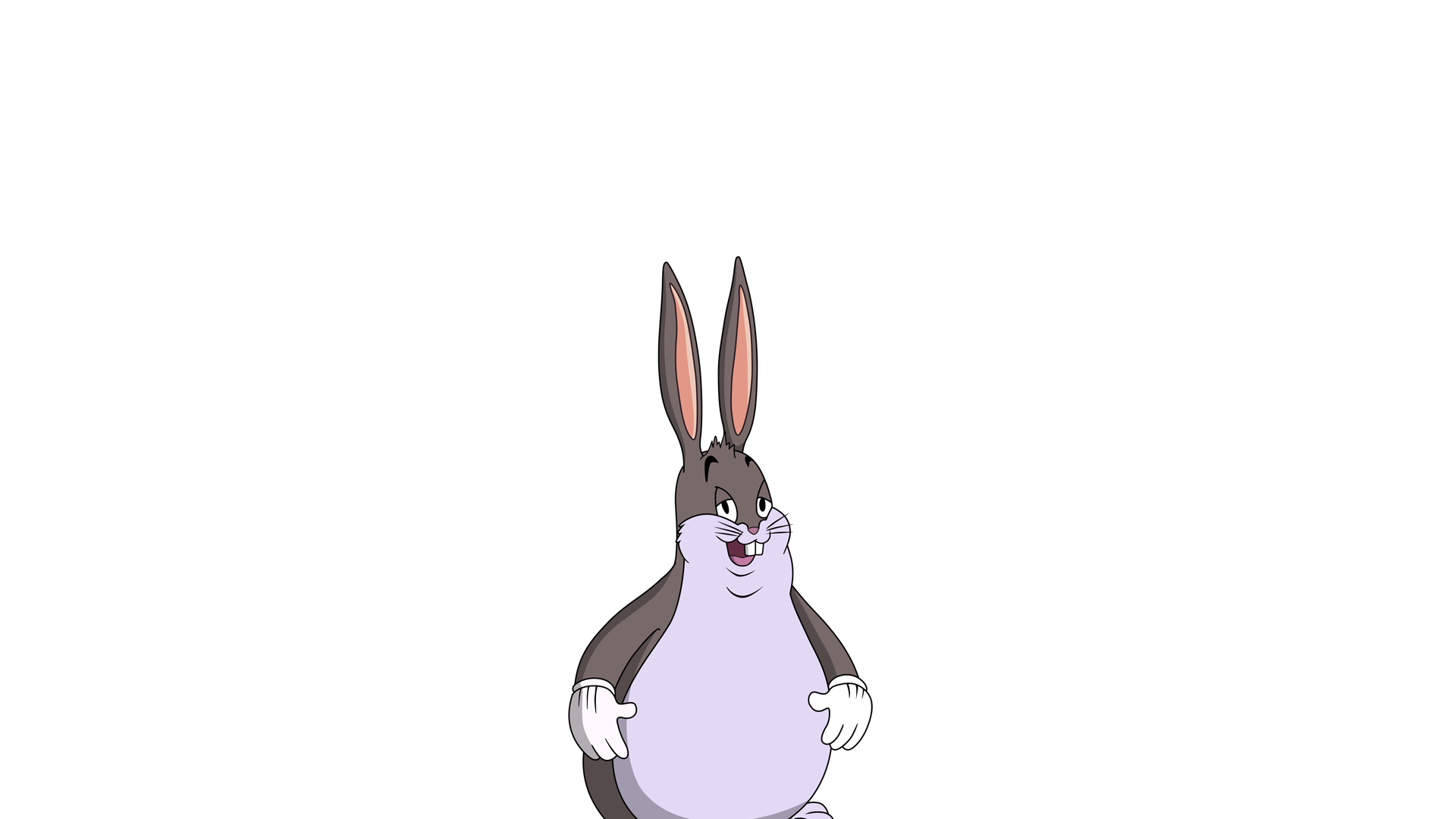 Big Chungus Humor Animation Rabbit Meme PNG