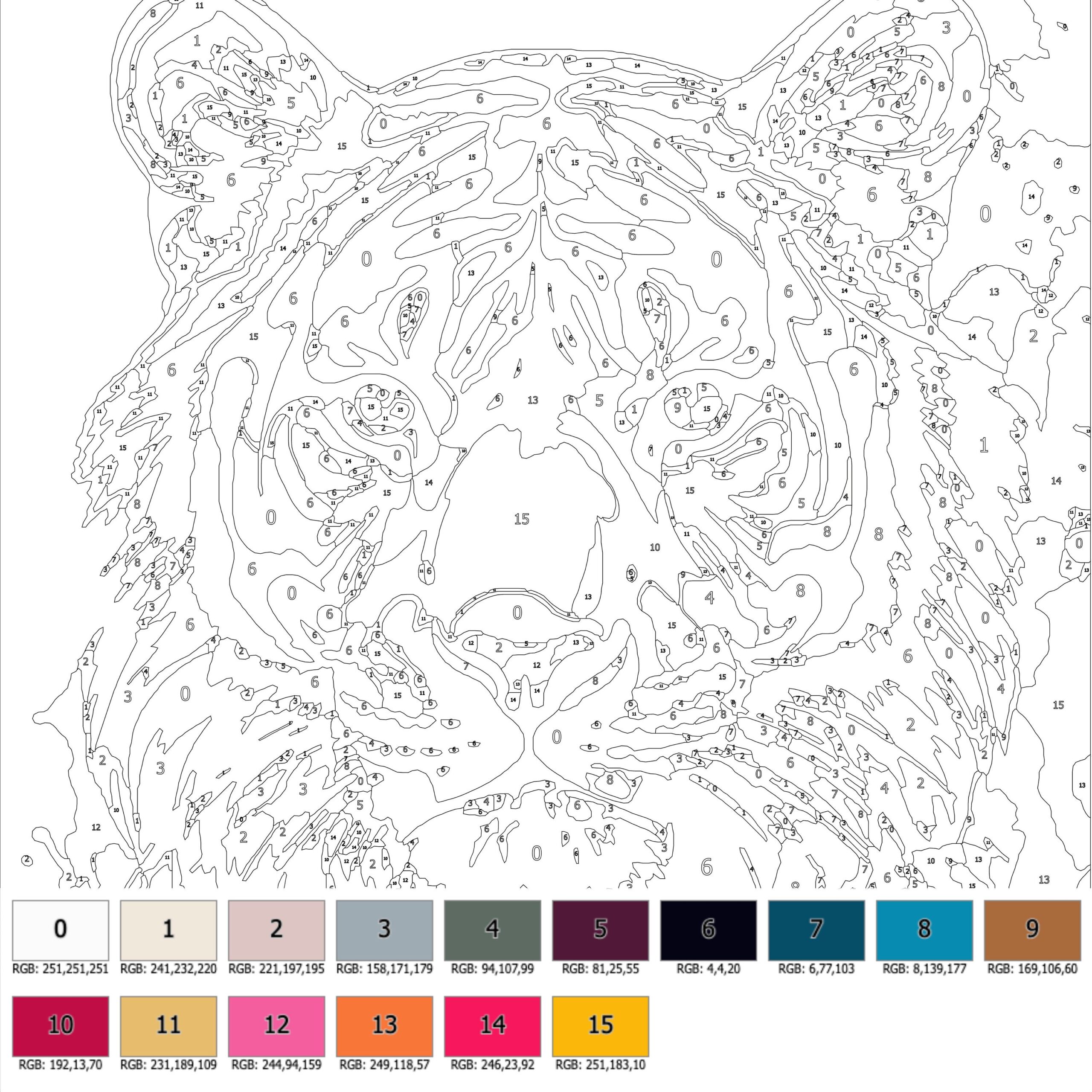 Buy Color By Number For Adult Paint By Number Printable wild Animal Coloring Pages sheets Digital Download advanced Detailed Book 352 Online In India Etsy Buy Color By Number For Adult Paint By Number Printable wild Animal Coloring Pages sheets Digital Download advanced Detailed Book 352 Online In India Etsy