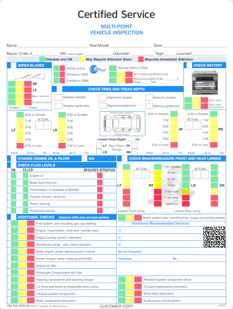 Car Inspection Paperwork Fill Online Printable Fillable Blank PdfFiller