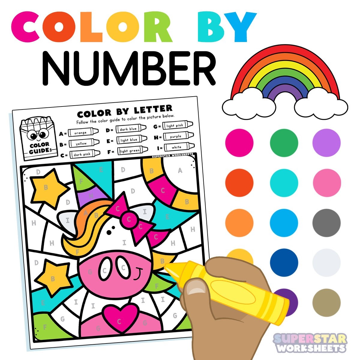 color by number printables