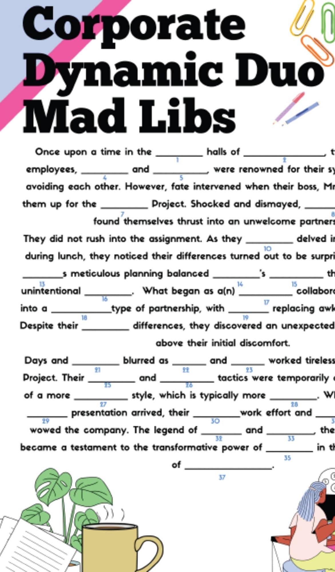 printable mad libs sheets for adults